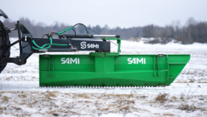 SAMI PRO schaktblad på Fendt 724-traktor