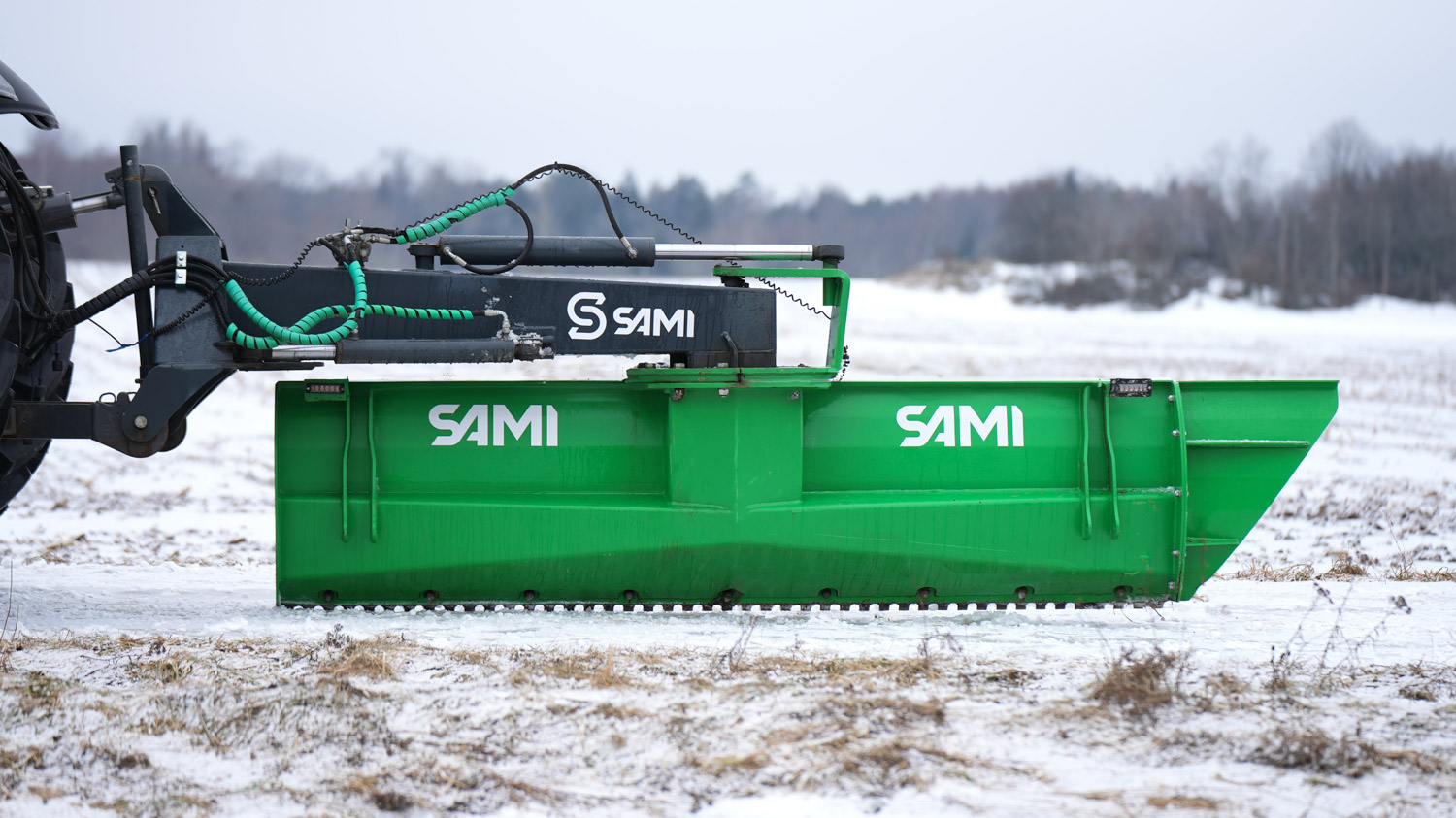 SAMI PRO schaktblad på Fendt 724-traktor