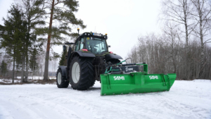 SAMI PRO schaktblad på Fendt 724-traktor