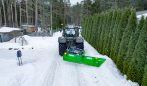 SAMI PRO schaktblad på Fendt 724-traktor