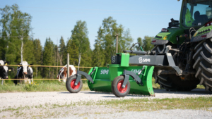 SAMI PRO schaktblad på Fendt 724-traktor