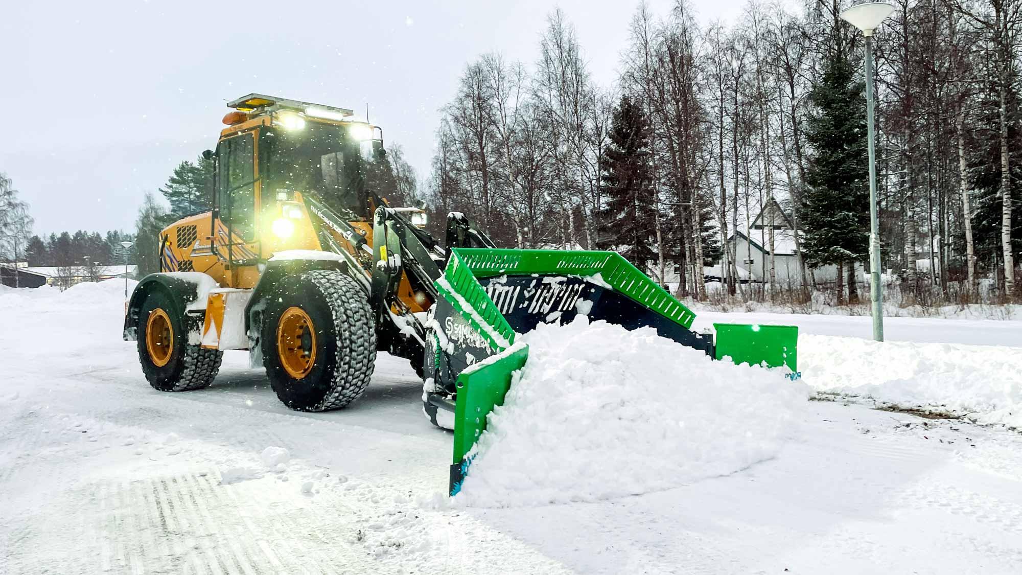 SAMI vingskopa för snö – WSB-2800 (Volvo L60)